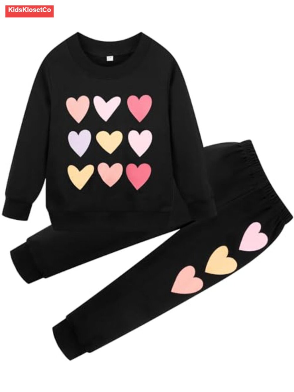 Kids 2 Piece Sweatshirt Top & Leggings Set Fall Winter Clothing for Girls